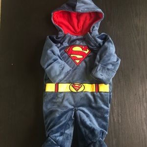 Adorable Superman Halloween Baby Bunting